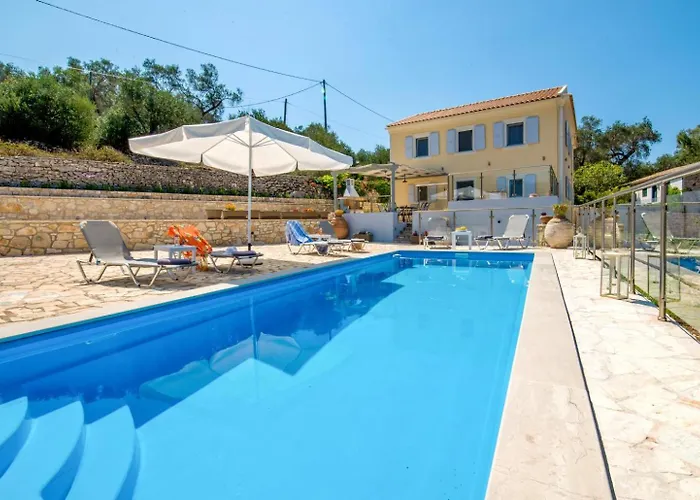 Villa Constadina Large Private Pool Ac Wifi Mastoratika